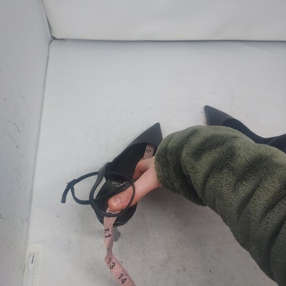 Christian Louboutin Black Strappy Condora Leather Heel Shoe - Picture 6 of 11